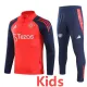 2024-25 Man Utd Red Kids Half Pull Tracksuit (童装)(半拉链)