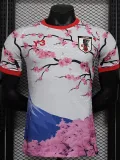 2024-25 Japan Red White Special Edition Player Version Soccer Jersey (Y3梅花)