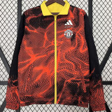 2024-25 Man Utd Yellow & Red Double Sided Windbreaker (双面风衣)