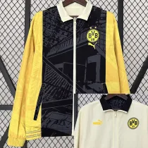 2024 Dortmund Black &Khaki Double Sided Windbreaker (双面风衣)