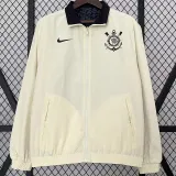 2024-25 Corinthians khaki & Black Double Sided Windbreaker (双面风衣)