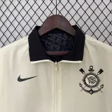 2024-25 Corinthians khaki & Black Double Sided Windbreaker (双面风衣)