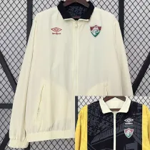2024-25 Fluminense khaki & Black Double Sided Windbreaker (双面风衣)