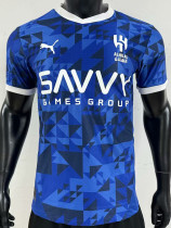 2024-25 Al-Hilal Home Player Version Soccer Jersey