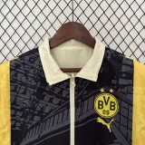 2024 Dortmund Black &Khaki Double Sided Windbreaker (双面风衣)