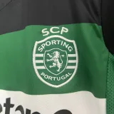 2024-25 Sporting Lisbon Home Kids Soccer Jersey
