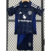 2024-25 Man Utd Away Kids Soccer Jersey