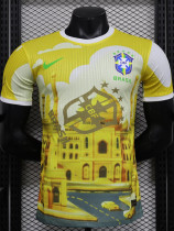 2024-25 Brazil Yellow Special Edition Player Version Soccer Jersey