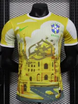 2024-25 Brazil Yellow Special Edition Player Version Soccer Jersey