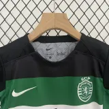 2024-25 Sporting Lisbon Home Kids Soccer Jersey