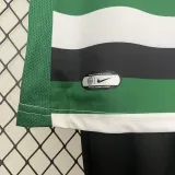2024-25 Sporting Lisbon Home Kids Soccer Jersey