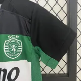 2024-25 Sporting Lisbon Home Kids Soccer Jersey