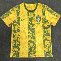 2022-23 Brazil Yellow Green Special Edition Training Shirts