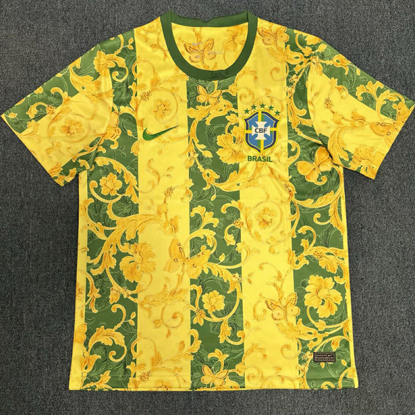2022-23 Brazil Yellow Green Special Edition Training Shirts