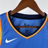2022-23 OKC Thunder HOLMGREN #7 Blue City Edition Top Quality Hot Pressing NBA Jersey