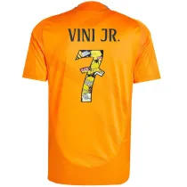 2024-25 RMA Away Print Cartoon Number #7 VINI JR. Fans Soccer Jersey