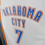 2022-23 OKC Thunder HOLMGREN #7 White City Edition Top Quality Hot Pressing NBA Jersey