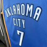 2022-23 OKC Thunder HOLMGREN #7 Blue City Edition Top Quality Hot Pressing NBA Jersey