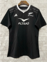 2024-25 New Zealand All Blacks Home Rugby Jersey (圆领)