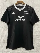 2024-25 New Zealand All Blacks Home Rugby Jersey (圆领)