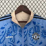 2024-25 Man Utd Blue & khaki Double Sided Windbreaker (双面风衣)