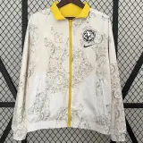 2024-25 Club America Yellow & khaki Double Sided Windbreaker (双面风衣)