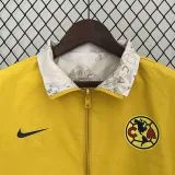 2024-25 Club America Yellow & khaki Double Sided Windbreaker (双面风衣)
