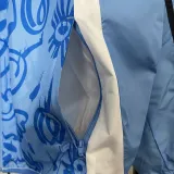 2024-25 Man Utd Blue & khaki Double Sided Windbreaker (双面风衣)