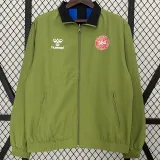 2024-25 Denmark Green & Blue Double Sided Windbreaker (双面风衣)