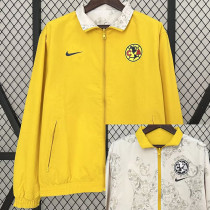 2024-25 Club America Yellow & khaki Double Sided Windbreaker (双面风衣)