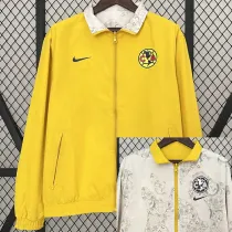 2024-25 Club America Yellow & khaki Double Sided Windbreaker (双面风衣)