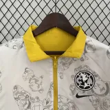 2024-25 Club America Yellow & khaki Double Sided Windbreaker (双面风衣)