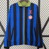 2024-25 Denmark Green & Blue Double Sided Windbreaker (双面风衣)