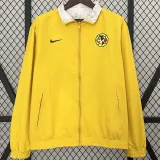 2024-25 Club America Yellow & khaki Double Sided Windbreaker (双面风衣)