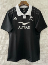 2024-25 New Zealand All Blacks Home Rugby Jersey (有领)