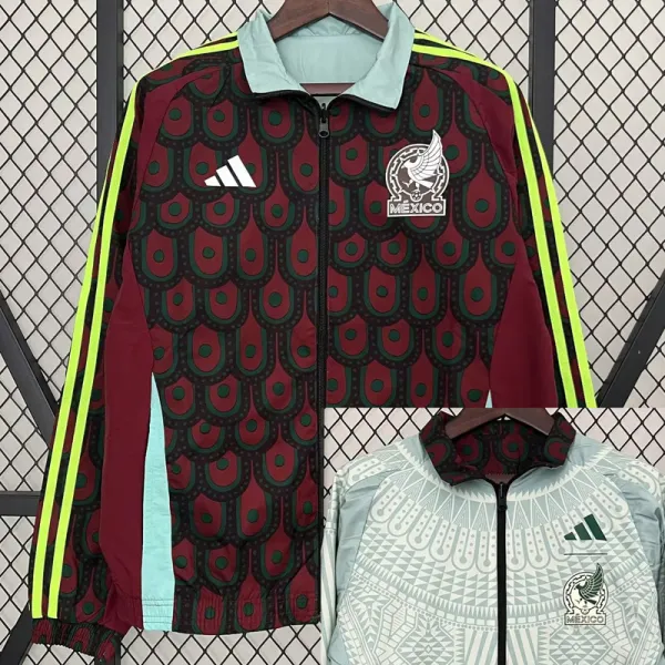 2024-25 Mexico Red & Green Double Sided Windbreaker (双面风衣)