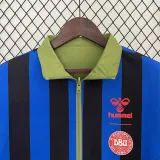 2024-25 Denmark Green & Blue Double Sided Windbreaker (双面风衣)