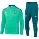 2024-25 Portugal Light green Half Pull Tracksuit (半拉链)