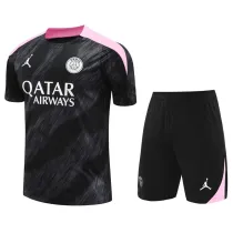 2024-25 PSG Black Training Short Suit