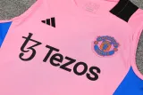 2024-25 Man Utd Pink Tank top and shorts suit