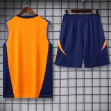 2024-25 JUV Orange Tank top and shorts suit