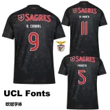 2024-25 Benfica Away 1:1 Fans Soccer Jersey