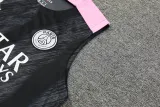 2024-25 PSG Black Tank top and shorts suit