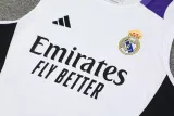 2024-25 RMA White Tank top and shorts suit