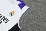 2024-25 RMA White Tank top and shorts suit