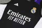 2024-25 RMA Black Tank top and shorts suit