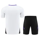 2024-25 RMA White Training Short Suit