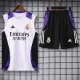 2024-25 RMA White Tank top and shorts suit