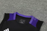 2024-25 RMA Black Tank top and shorts suit