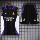 2024-25 RMA Black Tank top and shorts suit